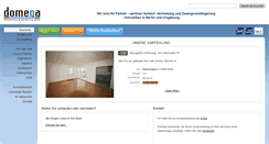 Desktop Screenshot of domega-immobilien.de